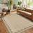 Washable 2x6 Runner Rug Gray Long Non-Slip Carpet Foldable Bordered Low Pile Stain-Resistant Indoor Accent Mat-460268565