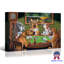 Mignons chiens jouant aux pokers sur toile-329433977