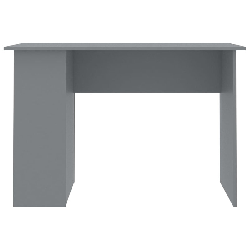 Desk Computer Desk Home Office Desk Workstation Table Engineered Wood, Gray