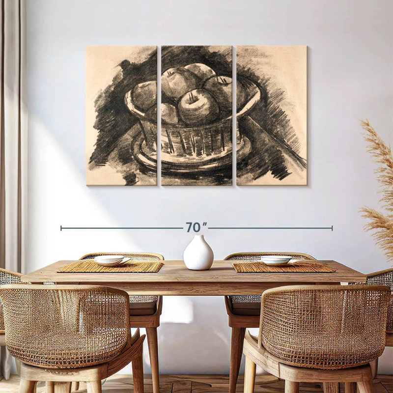 Yarlin Apples In Basket, 36" H x 57" W