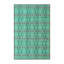 Tapis turquoise lavable à la machine Abstract 5356-1322337036