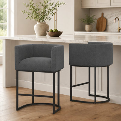 Ensemble de 2 tabourets de bar 27 po H