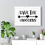 Save The Unicorns - Wrapped Canvas Print-1973081044
