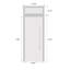 Porte d'entrée extérieure prémontée en PVC-U métal-plastique Manux 8933, noir mat, avec imposte et panneau latéral supérieur. Convient aux bureaux, aux commerces et aux habitations. Parfait pour l'entrée, les patios et les garages. Dimensions : 91,4 cm x 238,9 cm (L 91,4 cm x H 203,2 cm + 35,6 cm). Ouverture à gauche vers l'intérieur.-109403749-109403744-109403750