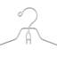Cintres en plastique antidérapants Maido pour enfants avec pinces pour robe / chandail / chandail
