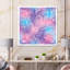 Violet et mauve abstrait avec étincelles - Impression sur toile-67444449-67444451