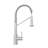 19" Single Handle Brushed Nickel Faucet - And Elegant For Kitchens 18.78 In. High Kitchen Nickel, Enhancing Decor-1019720052