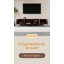 Modern TV Cabinet for 75-Inch TV – TV Stand with Large Storage, Media Console for Living Room & Bedroom, Walnut，Fast Dispatch From UK Warehouse — 2 Working Days//Deliver within 2-4 working days.-101036743