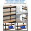 Étagère de rangement robuste 36 po, étagère en métal réglable à 3 niveaux avec capacité de 1320 lb-1803461780