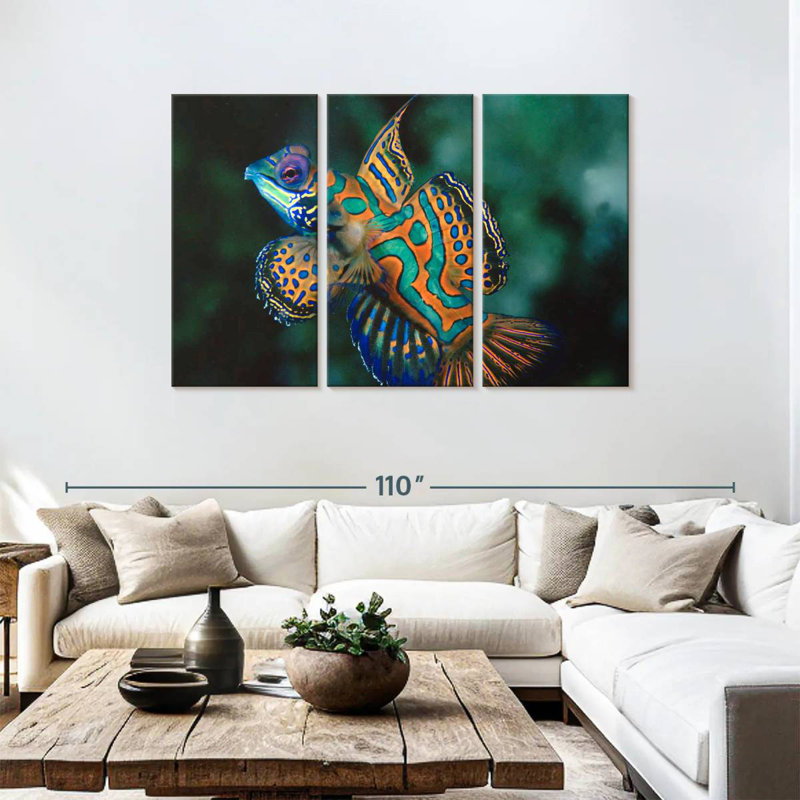 Brampt Mandarin Dragonet, 48" H x 74" W