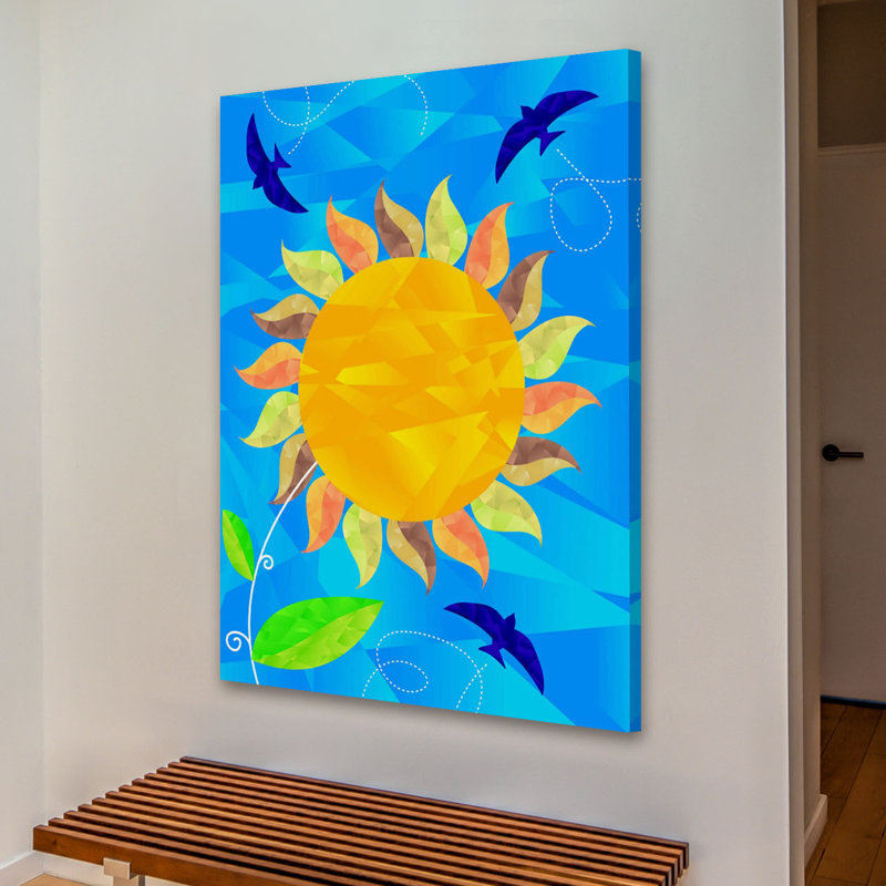 « tournesol », art sur toile