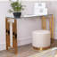 Console Table for Hallway Living Room Furniture, 120cm Slim Metal Entryway Table-86180309-86180310
