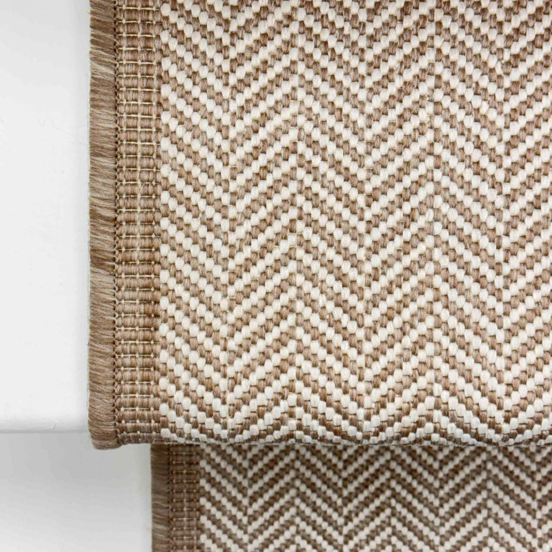 Stair Runner Geometric Flatweave Area Rug, Runner 60 x 510 cm
