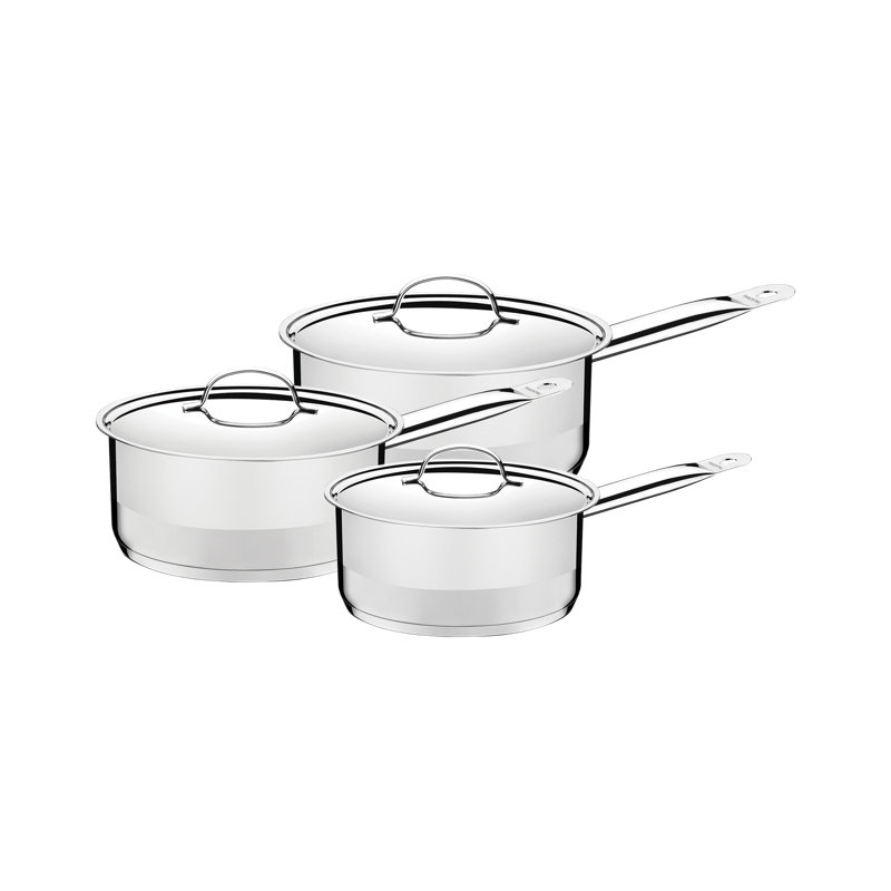 6 - Piece Stainless Steel Cookware Set