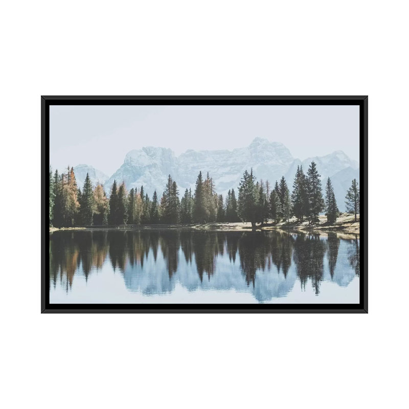 «Dolomites, Italy I» par Luke Anthony Gram - impression sur toile tendue, H 18 po x l 26 po x P 1,5 po, Toile avec cadre noir