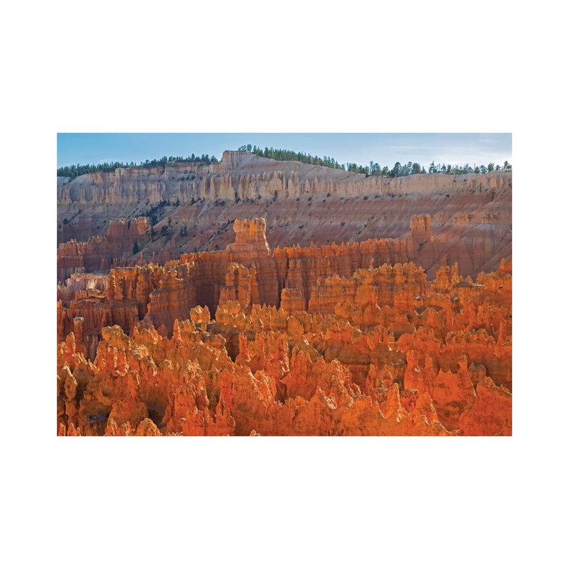 Utah, Bryce Canyon National Park View of Canyon with Hoodoos 1 Piece Wrapped Canvas Wall Art