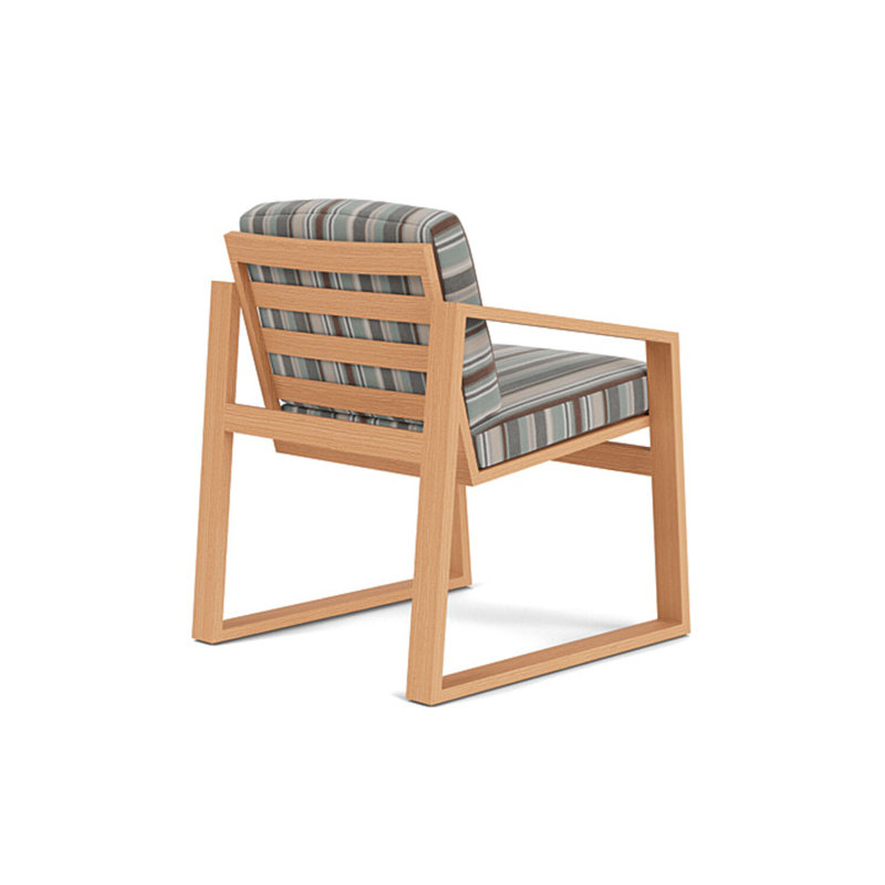 Pursuit Outdoor Dining Armchair, Lima Heron