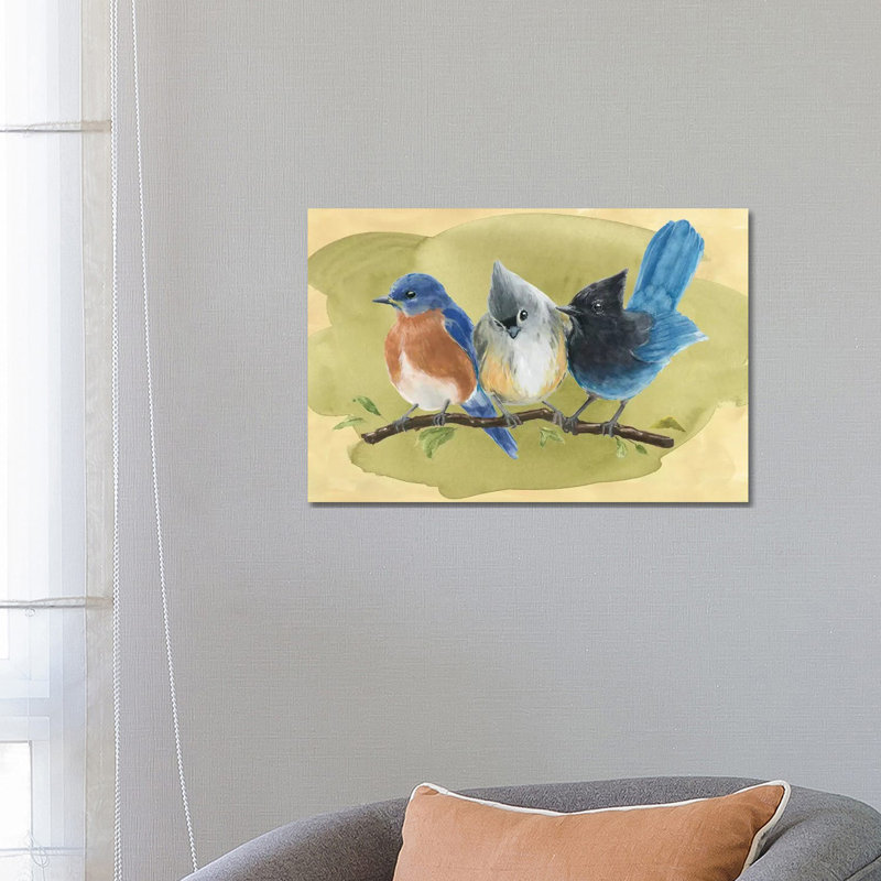 Bird Perch III by Annie Warren - Wrapped Canvas Print, 66.04 cm H x 45.72 cm W x 1.91 cm D