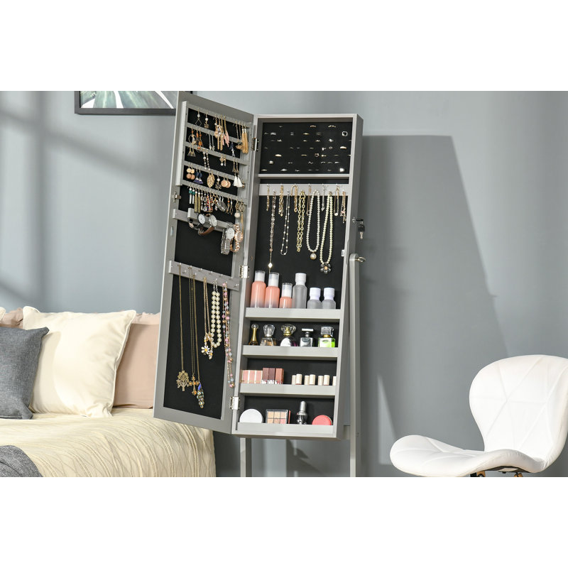 Sklar Jewelry Armoire, Grey
