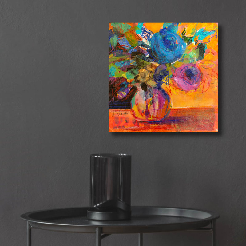 Art mural en verre acrylique «Only In Dreams 2» par St. Hilaire Elizabeth, H 12 po x l 12 po x P 0,13 po