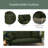 70.1 "Futon Sofa Bed, Convertible Double Sofa Bed-385050081