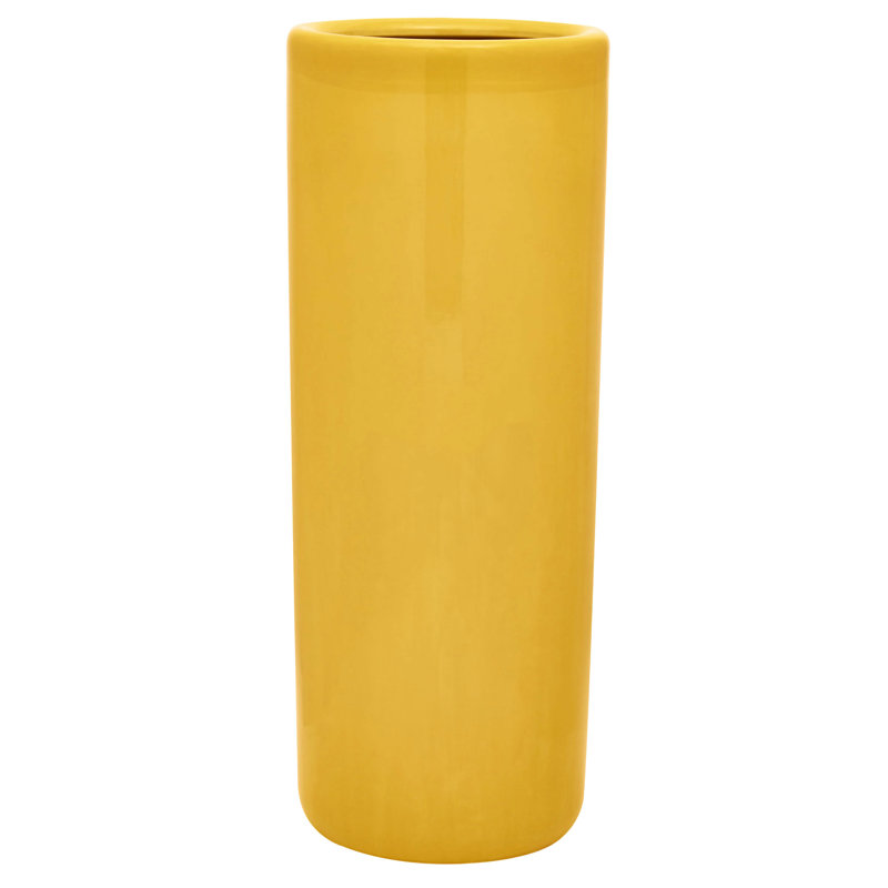 24" Bright Yellow Umbrella Stand, Yellow