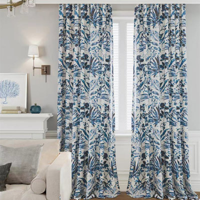 Linen Semi Sheer Pair