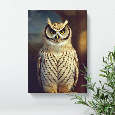 A Breathtaking Owl - Wrapped Canvas