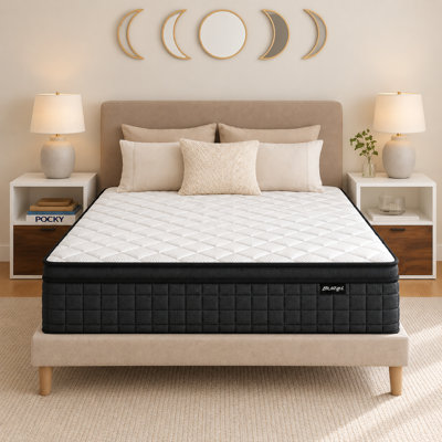 12'' Medium Firm Hybrid Mattress – Pocket Springs, Motion Isolation & CertiPUR-US