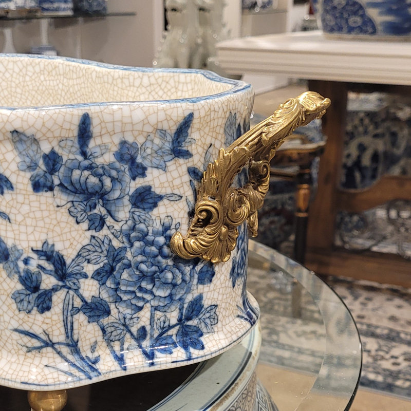Pot de fleurs en céramique fait à la main