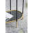 Metal Console Table, Mirrored Shelf