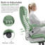 Fauteuil de direction ergonomique de 700 lb avec support lombaire réglable, accoudoirs rabattables en 3D, siège rembourré large, fauteuil de bureau en cuir à haut dossier pour bureau personnel-2066876538