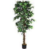 72'' Faux Ficus Tree in Pot