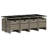  Patio Dining Set Set Of 8 Gray PE Rattan 8-Seater Foldable