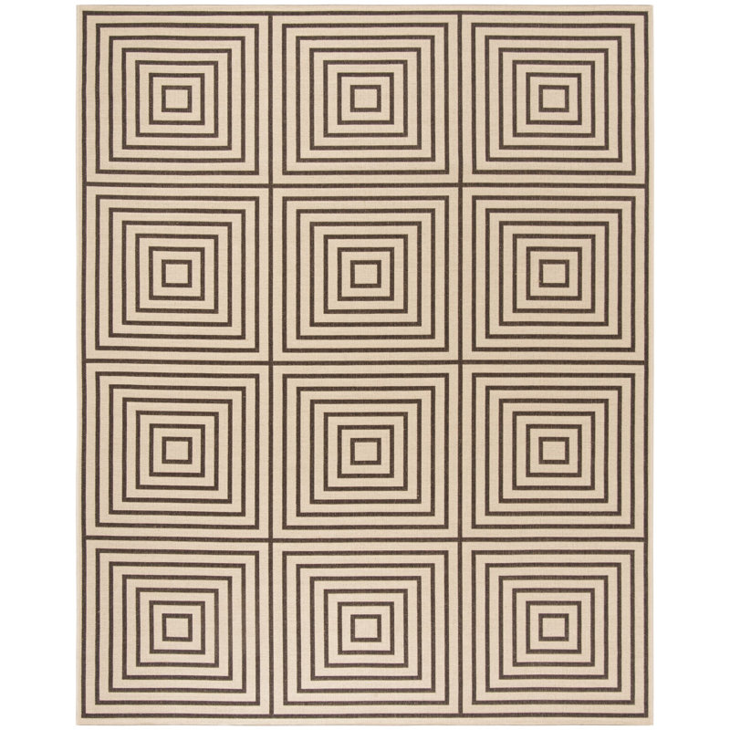 Kelli 100 Performance Geometric Indoor/Outdoor Area Rug, Rectangle 8' x 10'