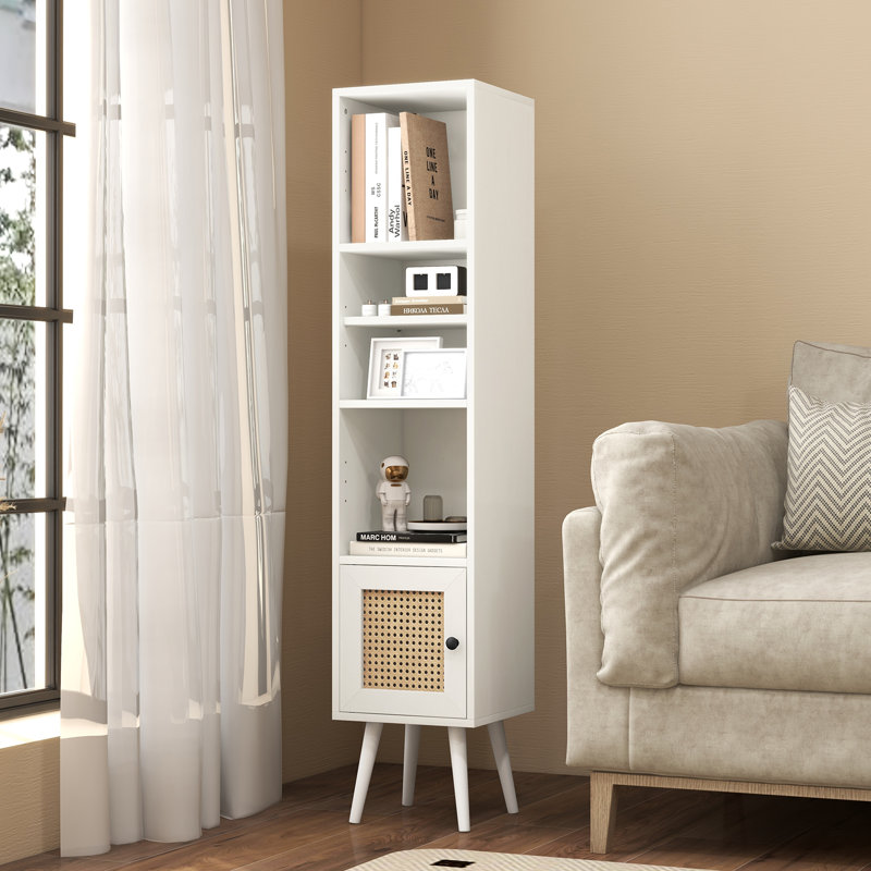 Étagère de rangement 54 po H 54 po x l 11,5 po, Blanc