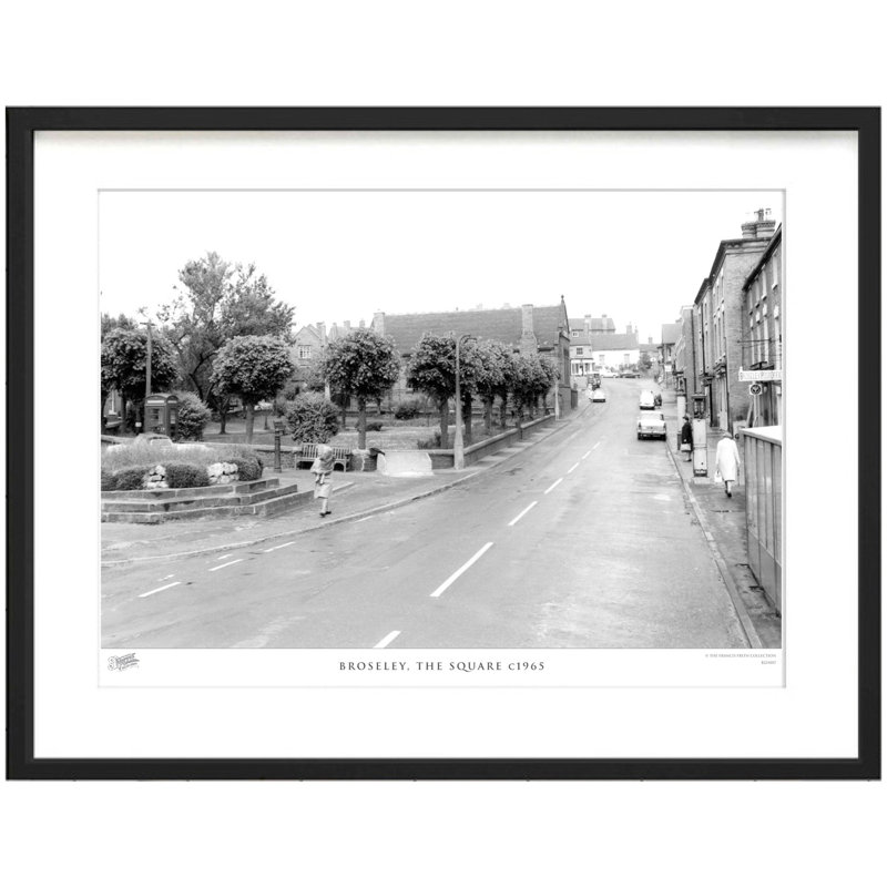 Broseley, The Square C1965 by Francis Frith - Single Picture Frame Print, 40cm H x 50cm W x 2.3cm D