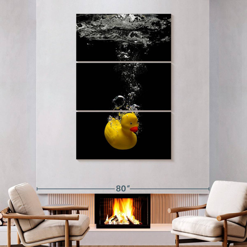 Aletra Underwater Rubber Duck, 74" H x 48" W