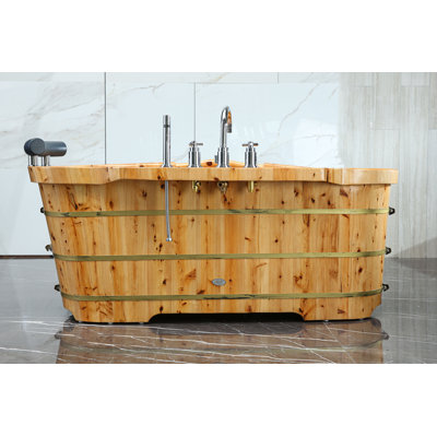 Baignoire de trempage autoportante 61 po. x 28 po.