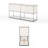 Modular Metal Office Storage Cabinet With Adjustable Shelves-123176086
