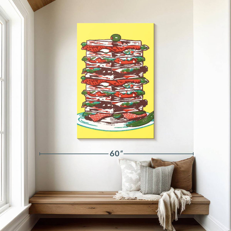 Yarlin Sandwich Tower, 45" H x 30" W