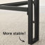 Tabouret de comptoir rembourré Snotra Boucle