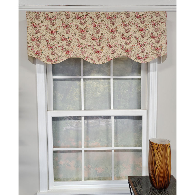 Ashtun Floral Scalloped Window Valance