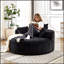 Canapé-lit simple en éponge de 55 po en chenille de 55 po, aucun assemblage requis, fauteuil-lit moderne moelleux pour le salon, la chambre à coucher et le salon-1290854741