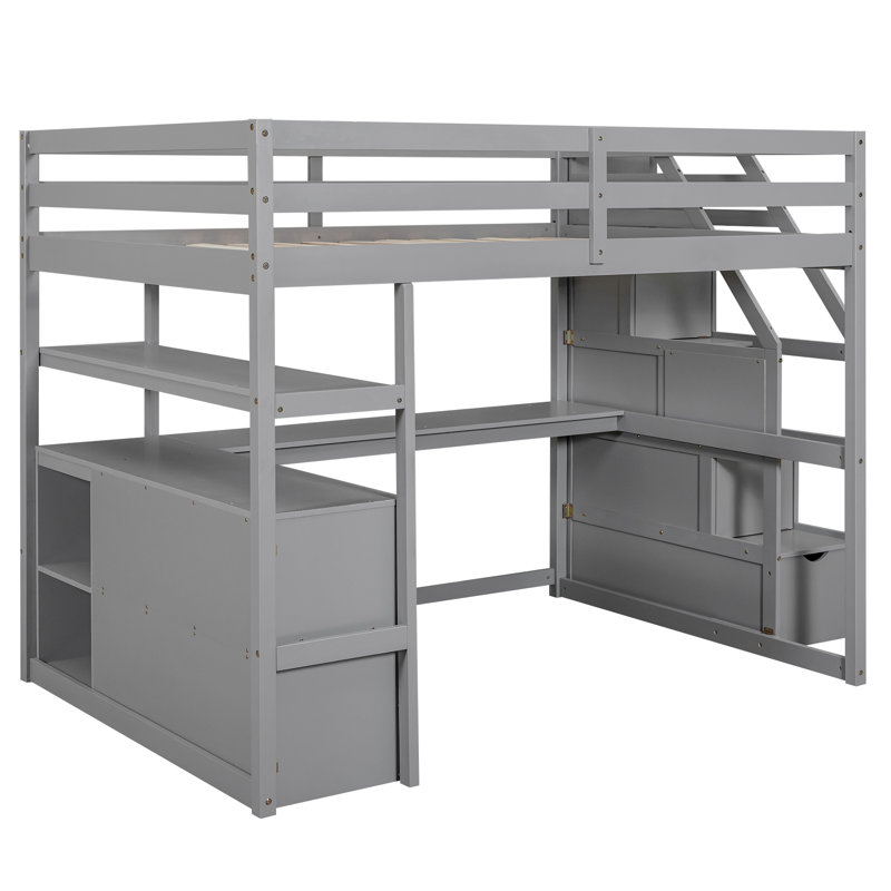 Jamariea Bed, Full/Double, Gray
