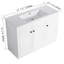 Meuble-lavabo 36 po avec lavabo en résine-570985349