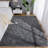 9 ft x 12 ft Soft Fluffy Area Rug,Plush Memory Foam Rug with Non-Slip Backing-1842490193-1842490194