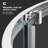 OVE Decors Breeze Premium 44 in. Round Shower Kit w/ Clear, Base in Chrome Finish