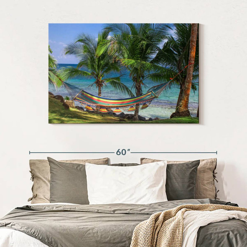 Gillard, plage tropicale du Nicaragua, H 32 po x l 48 po