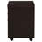 Cappuccino 3-Drawer File Cabinet